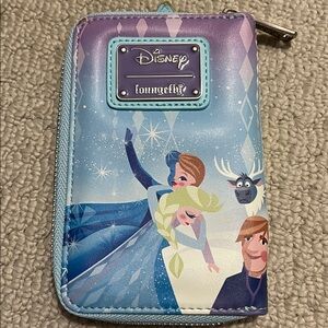 Loungefly Disney Frozen Wallet - Purple and Blue - see notes